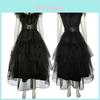 Addams Family Wednesday Costume Anime Ball Women Uniform Outfit Dress Suit