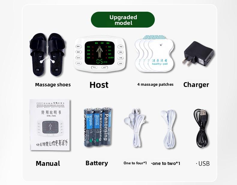 Masážní přístroj střední frekvence Meridian Akupunkturní bod Fyzioterapeutický přístroj Zásuvný Bateriový Duální účel Pulzní Elektroterapeutický přístroj