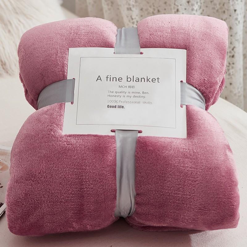 Утолщенные одеяла, Фланелевые одеяла, Одеяла для сна, Одеяла-простыни из кораллового флиса, Зимние флисовые одеяла 180*200cm розовый
