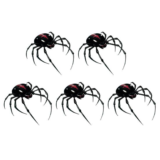 3D Spider Temporary Tattoo Stickers Waterproof Body Art for Neck Arm Back Realistic Spider Tattoo Stickers for Halloween Parties