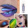 6 Farben Glänzend Metallisch Glänzend Gesicht Dekorieren Flüssiger Lidschatten Lippenstift Metallischer Lippenstift Optische Chamäleons Augen Glitzer Pigment
