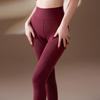 120D Velvet Plus Size Open Crotch Leggings - Bare Leg Look, Autumn/Winter Warm, Micro Fleece, High Elastic, Hip-Lifting, No Crotch Drop