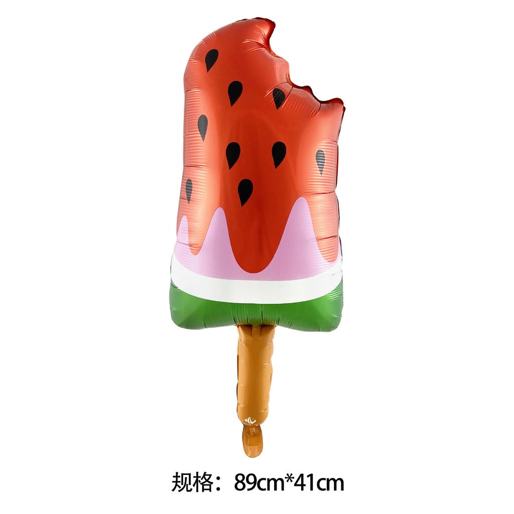 32Inch Donut Globos Foil Balloon Fruit Ice Cream Helium Balloon Birthday Party Decoration Kids Toy Sweet Digital Baby Shower