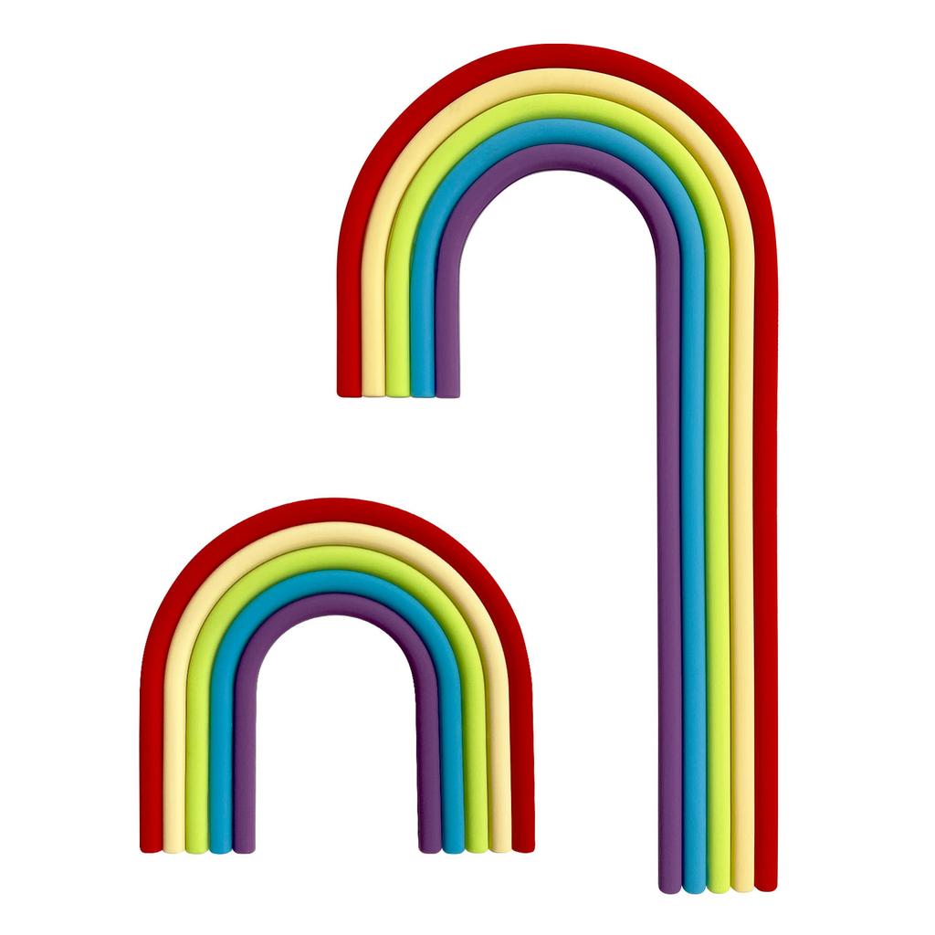 2 ks Duhové Toppery na Dort Barevné Koule Dekorace na Dort na Svatbu Baby Shower Dívky Chlapci Potřeby pro Narozeninovou Oslavu