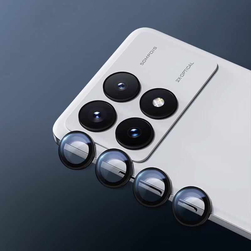 ESCASE Redmi K90 Camera Lens Protector Tempered Glass Film Scratch-Resistant Alloy Eagle Eye Ultra-Thin Camera Protective Film for Xiaomi Redmi K90