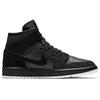 New JORDAN 1 Mid Glitter Black Women's BQ6472-001