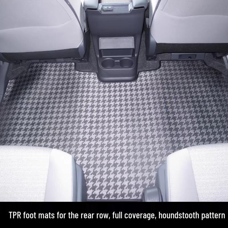 Siene Grevia Anti-Slip Carbon Fiber Car Mats - Wear & Dirt Resistant