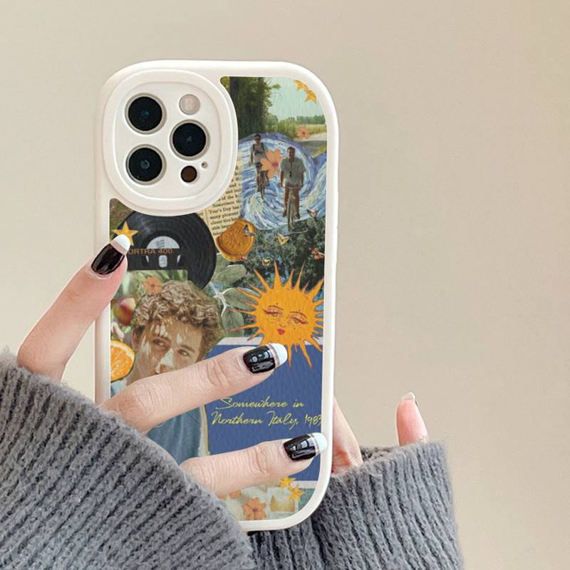 

Чехол для телефона «Зови меня по имени» из жесткой кожи для iPhone 14 13 12 Mini 11 14 Pro Max Xs X Xr 7 8 Plus iphone X