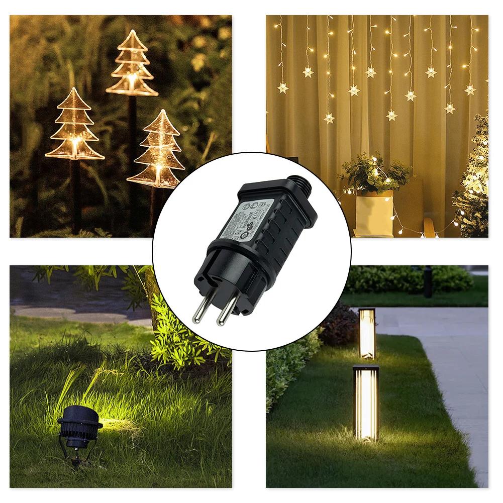 Power Adapter Waterproof and Reliable Transformer String Lights with 6 Hour Timer Perfect for Outdoor and Indoor Use