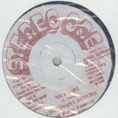 12inch Record LIEUTENANT STITCHIE  Nice Girl NONE Stereo One 1987 Jamaica Reggae Ska  Dub Used