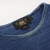 RRL Indigo Cotton Long Sleeve T-Shirt tops M Indigo blueUsed