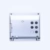 Ultra-Thin Foldable LCD Desk Clock with Alarm, Date & Temperature Display - Ideal for Travel and Convenience