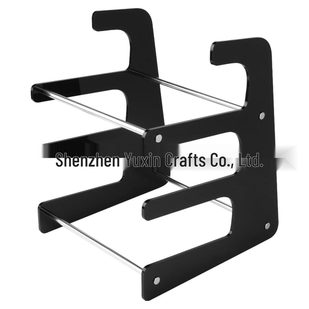 Three-Tier Acrylic Keyboard Stand & Storage Organizer