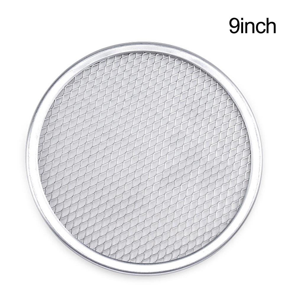 High Quality Aluminum Pizza Pan with Rolled Edge and Ventilation Design
