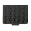 Silicone Draining Pad Drying Mat Silikon Dish Drying Mat With Tilted Water Diversion Mat For Kitchen Tableware Non-slip Mats
