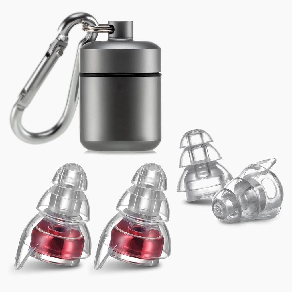 Hot-Selling Noise-Cancelling Music Earbuds with Waterproof Silicone Earplugs and Storage Compartment
