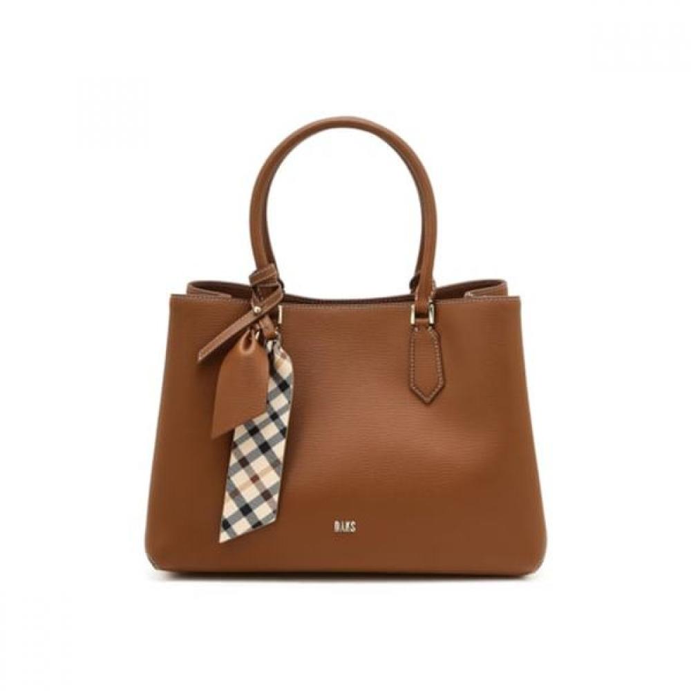 Daks Brown Leather Tote Bag Dcba6f142w2