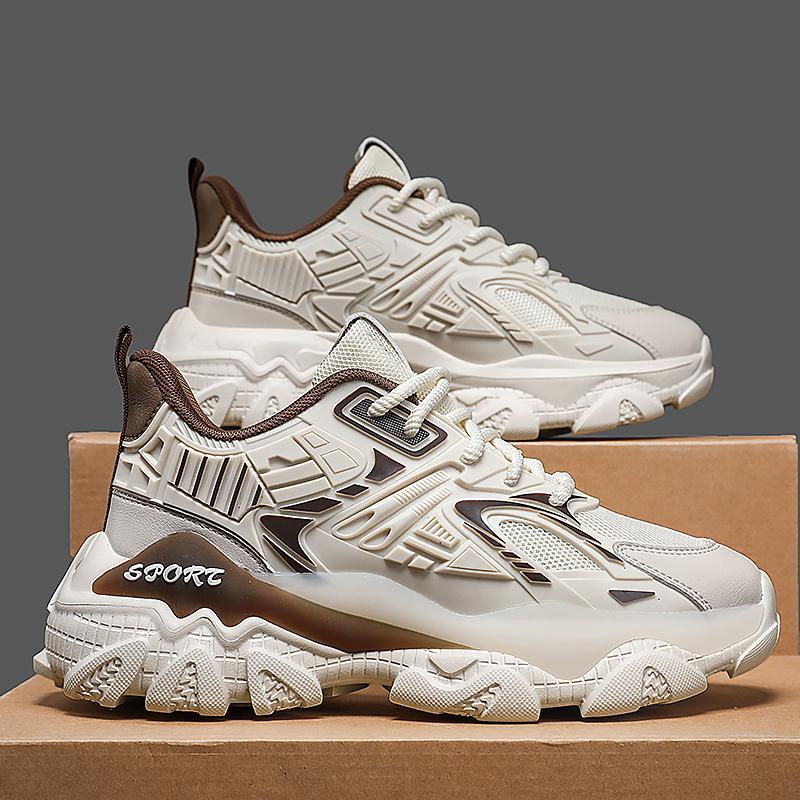 

Men s Casual Sneakers - Lace Up, Pu Upper, Eva Sole, Suitable for All Seasons 39