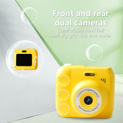 Mini Ccd Dijital Kamera Taşınabilir Retro Fotoğraf Makinesi Çocuklar Öğrenci Vlog İçin Fotoğrafçılık Hediyeleri Led Işık Hd Piksel