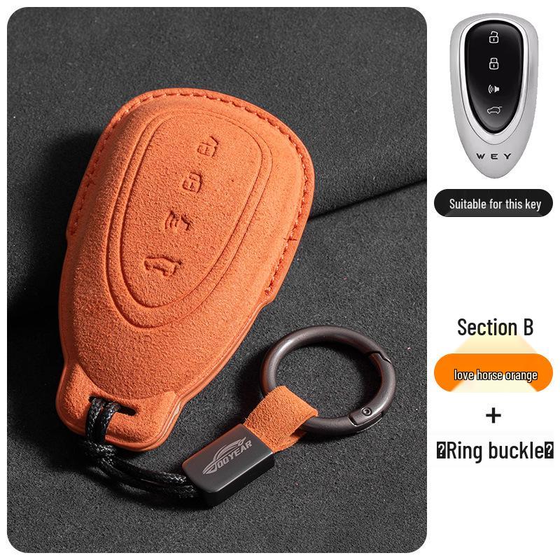 Great Wall WEY Lanshan Mocha/Hi4/Latte Key Suede Cover - Three Colors