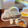 DIY Cloud Lalele LED Lumină de noapte Creativă Marea de Flori Lampă de noapte Oglindă Lămpi de masă Lumină atmosferă Cadou de aniversare Decor acasă