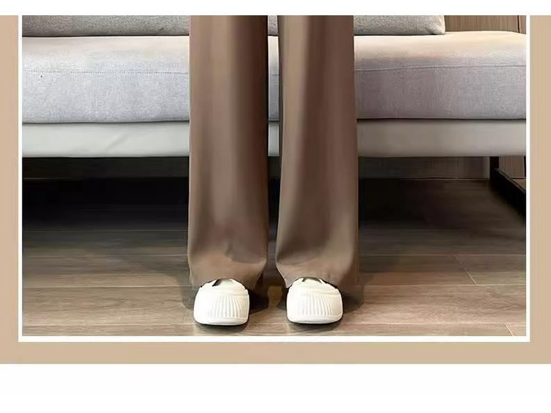 Women's High Waist Wide Leg Trousers - Spring & Autumn 2025 Collection