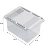 Mini Unterschreibtischschublade Schmuckkästchen Aufbewahrungsbox für Wattepads Kosmetik Make-up Organizer Transparente Kunststoffschublade unter dem Tisch