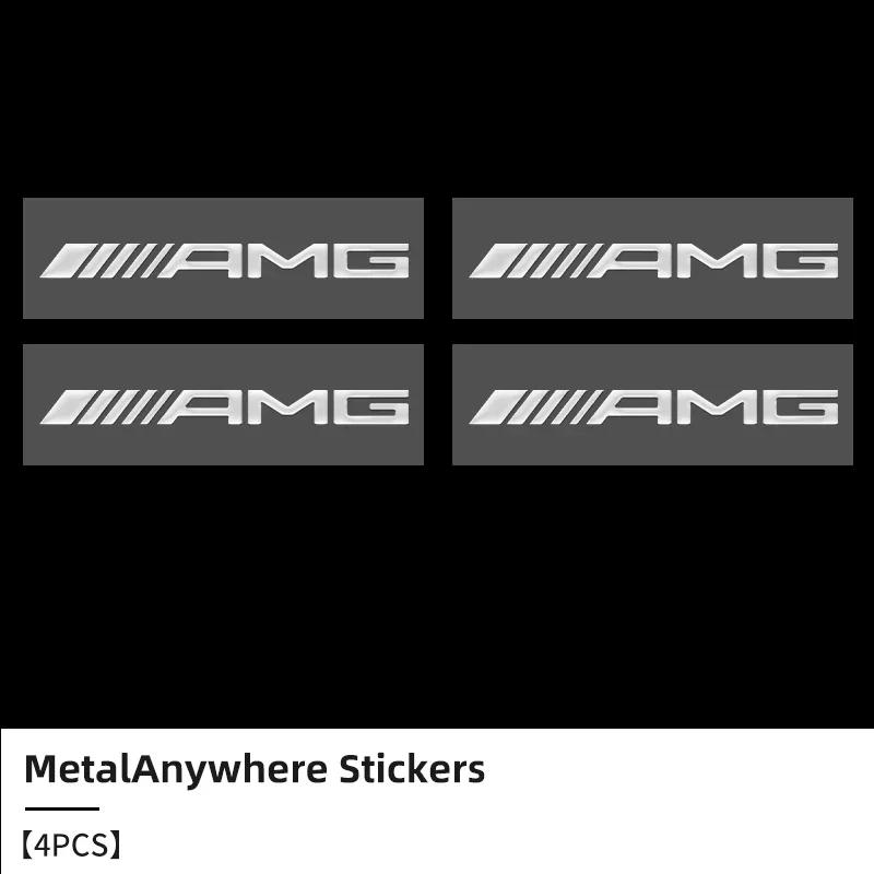 

3D Metal Car Emblem Letter Decorative Stickers Badge Decal For Mercedes Benz AMG W204 W205 W203 W211 W201 W210 GLE GLC GLS CLA
