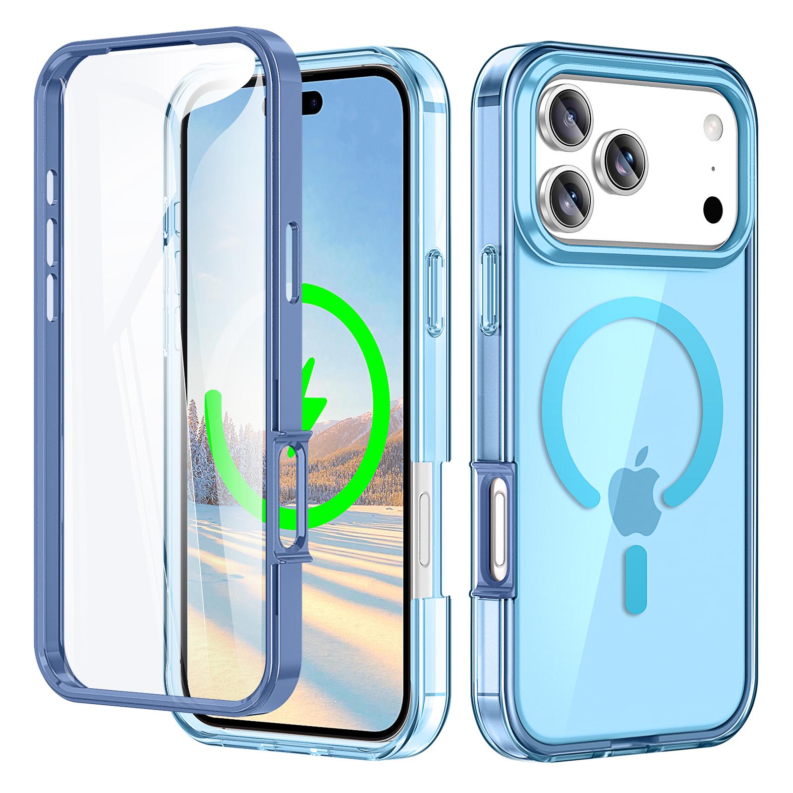 

Fit iPhone 17 Pro Max Case,Compatible with MagSafe Built-in Touch Sensitive Anti-Scratch Screen Protector for iPhone 17 Pro Pc + tpu&Case & Screen Protector&iPhone17 Pro