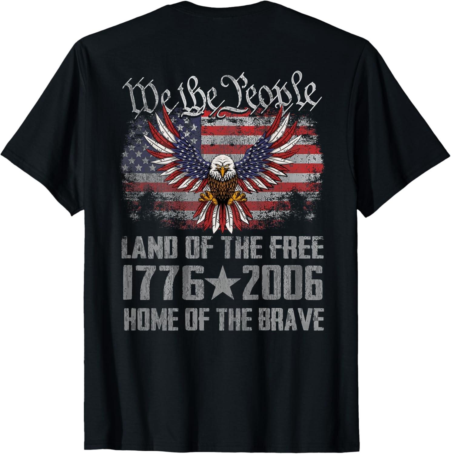 American Flag Eagle Shirt 250 Years 1776 2026 250th Birthday T-Shirt S