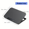 Foldable Adjustable Laptop Cooling Pad with 2 Quiet Fan For Notebook With Adjustable Heights And USB Connection