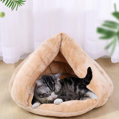Pet Slipper Style Creative Dog Kennel In Winter Thickened Warm Pet Cat Mat Cat Sleeping Bag Cat Supplies