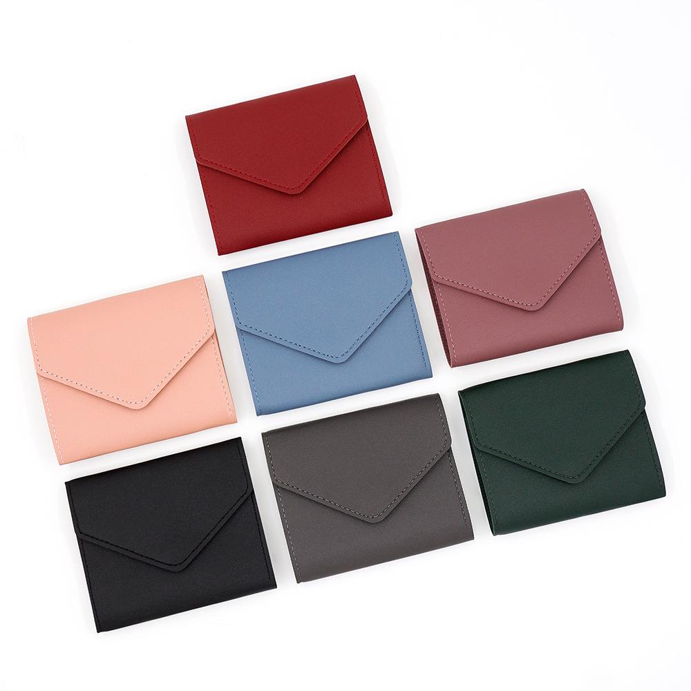 Women's Large Capacity Trifold Wallet & Coin Purse - Korean Fresh & Ladylike Style with Card Holder