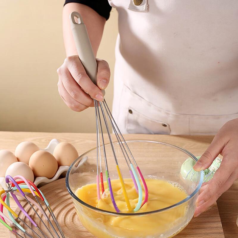 MDNG Silicone and Stainless Steel Manual Whisk