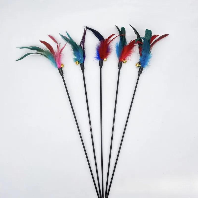 Swinging Spring Cat-teasing Stick Suction Cup Spring Cat-teasing Toy Vocal Bell Cat-teasing Interactive Toy Cat Supplies