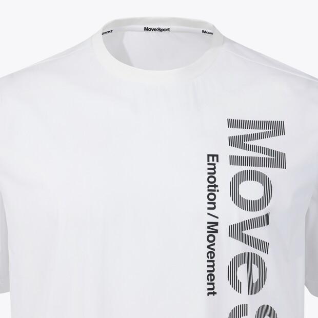 MUBEUSEUPOCHEUBAIDESANGTEU Wording Graphic Woven Short Sleeve T-Shirt White Vs123Ets12