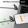 USB Type C lightning-Макс. 240 Вт Быстрая зарядка и Синхронизация данных MFISH 4-в-1 Мульти- USB-кабель для 16/15 iPad