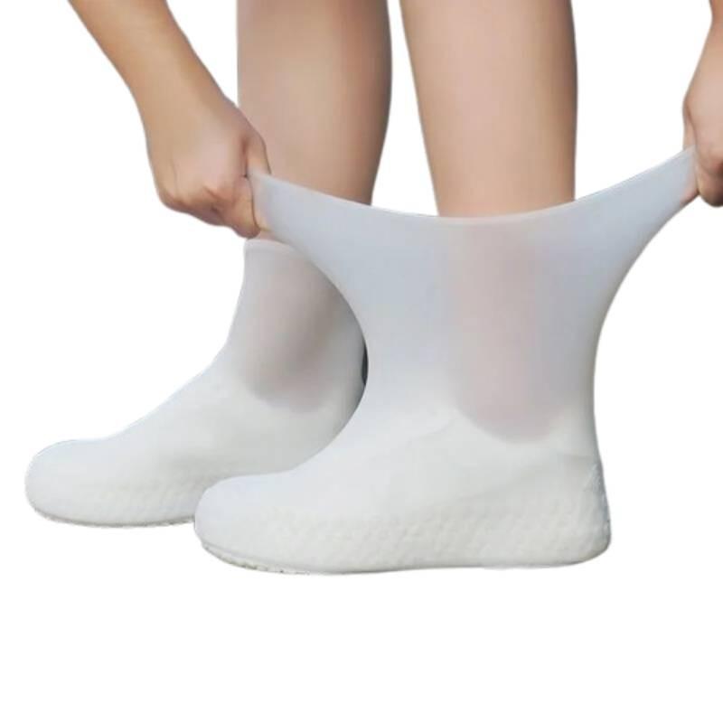 Silicone Resistant Overshoes Rain Waterproof Shoe Covers Protector Reusable