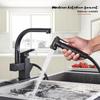 360°Swivel Spout Kitchen Sink Mixer Taps with Pull Out Bidet Spray Head 2 Hose