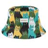 Spiral Unisex Adult Cats Bucket Hat