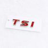 3D ABS Chrome Black Logo TSI Emblem Letters Car Trunk Badge For VW TSI Sticker Accessories