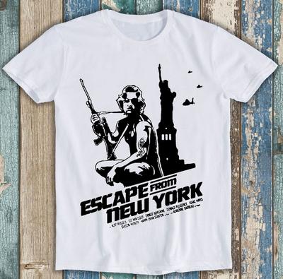 Flykten från New York Film Film Meme Rolig Gåva T-shirt M1274
