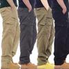Herren Verschleißfeste Mehrfach-Taschen Arbeitshose | Locker sitzende Arbeitsschutz-Overalls