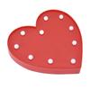 Heart Shaped Night Light 10 LEDs Cute Battery Powered Warm Light Kids LED Love Shaped Lamp with Hook Hole for Kid S Room