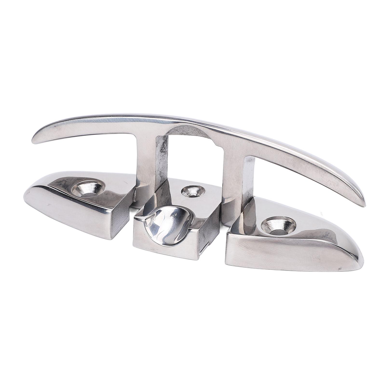 

5-дюймовые складные швартовные утки для лодки, сверхпрочные, из нержавеющей стали 316, откидные швартовные утки для яхты, скоростной лодки, рыболовного судна