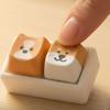 Portable Desk Toy Cartoon Dog Fidget Keyboard Toy, 1/2/3/4/9-Key Push Button Stress Relief Gadgets Mini for Backpack Handbag Purse Charm Keychain