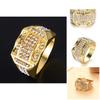 Zircon Square Shaped Wedding Rings Zircon Ring Men For