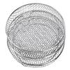 3PCS Round Air Fryer Basket Durable Stainless Steel Air Fryer Baking Pans for Cooking and Baking