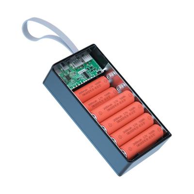 C12 Power Bank Shell sem solda destacável DIY 12x18650 QC/PD carregador sem fio portátil para smartphone
