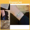 Design Geometric Modern Zircon Bracelet For Women Light Luxury Jewelry Gold
